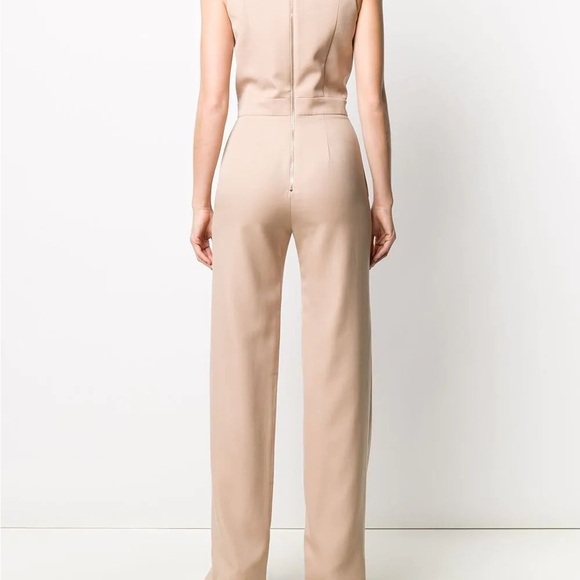 BALMAIN SLEEVELESS BUTTONED V-NECK JUMPSUIT - Picture 4 of 4
